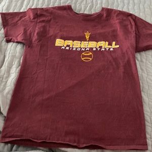 AZ STAYE SUN DEVILS Baseball TEE SHIRT, only worn twice